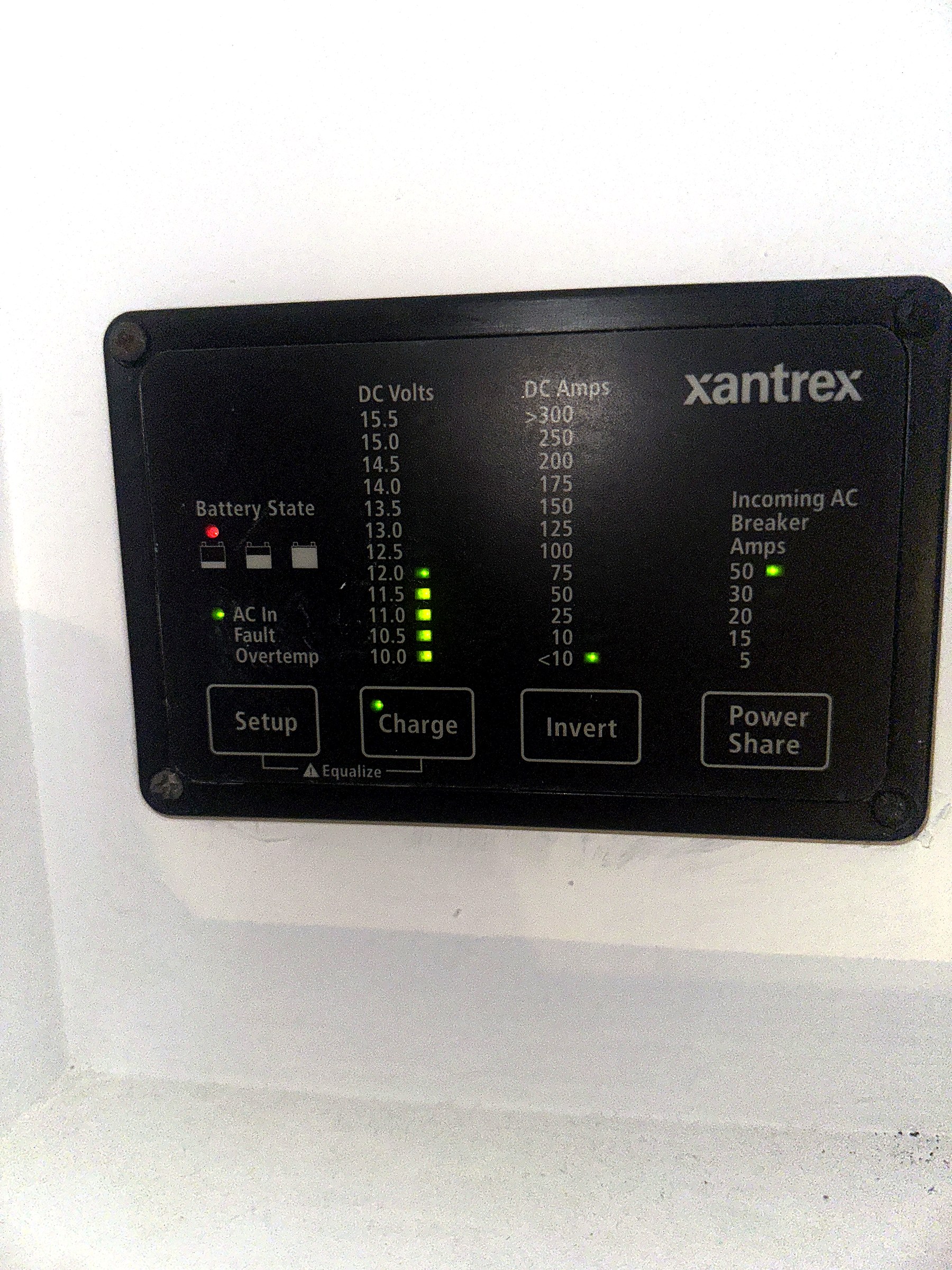 2004 Fleetwood Revolution 40C — Electrical & Fuse Panel detail shot