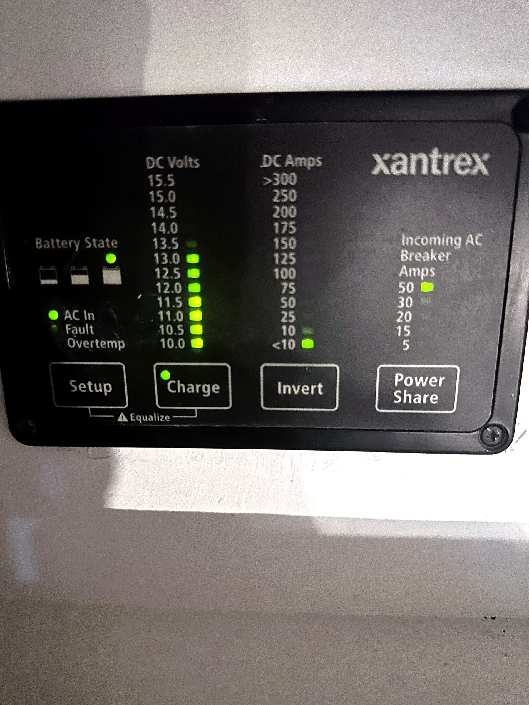 2004 Fleetwood Revolution 40C — Electrical & Fuse Panel detail shot