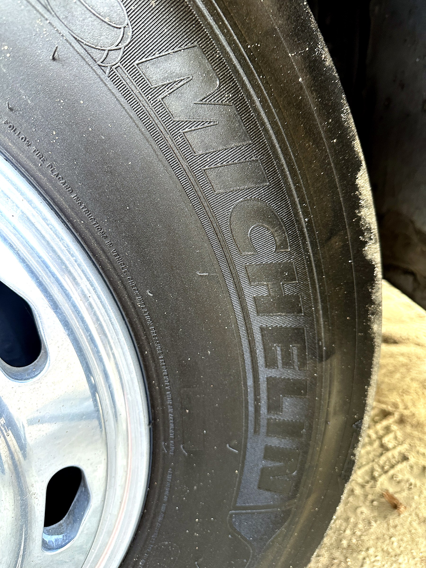 2004 Fleetwood Revolution 40C — Tires & Chassis detail shot