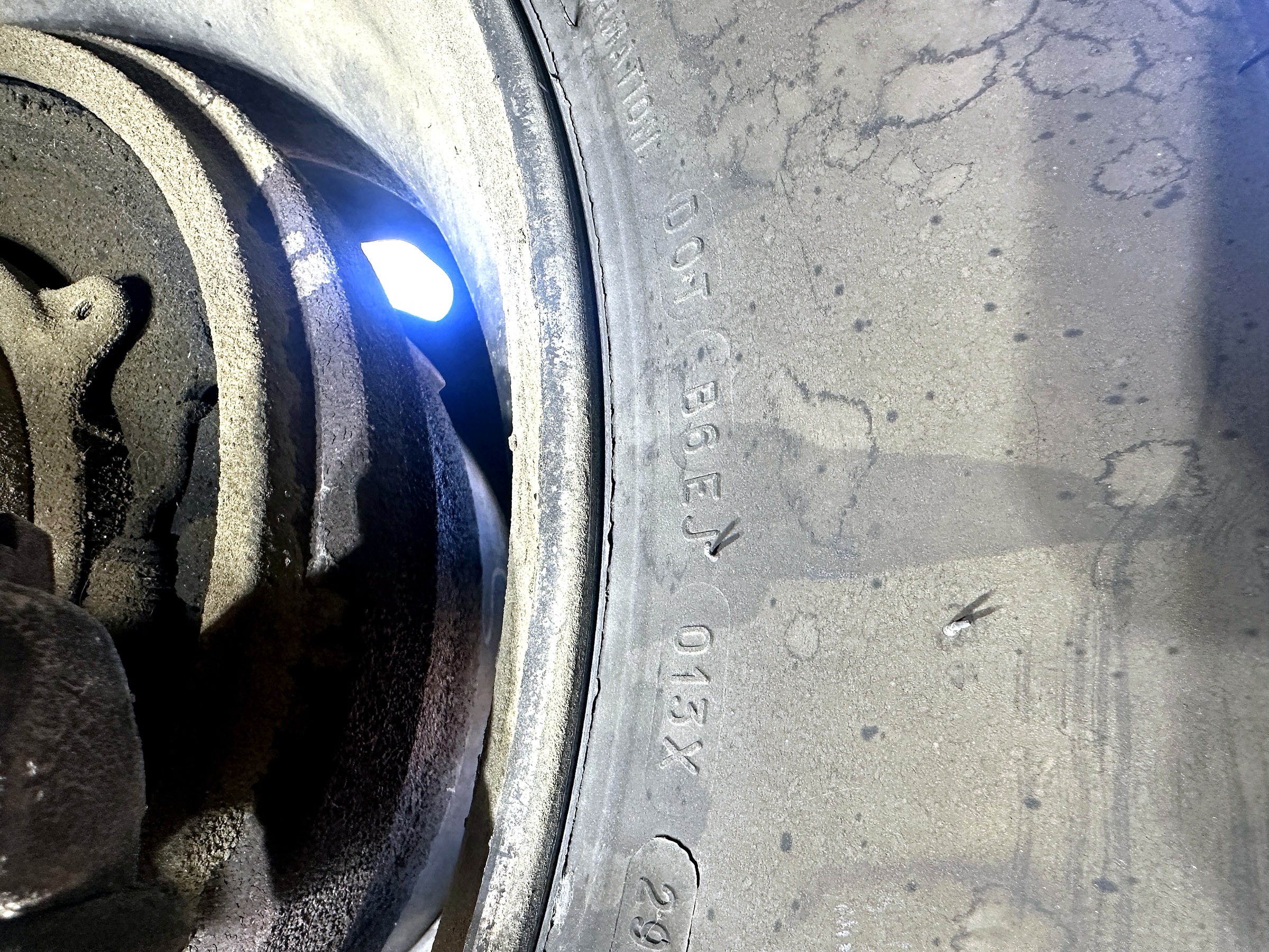 2004 Fleetwood Revolution 40C — Tires & Chassis detail shot