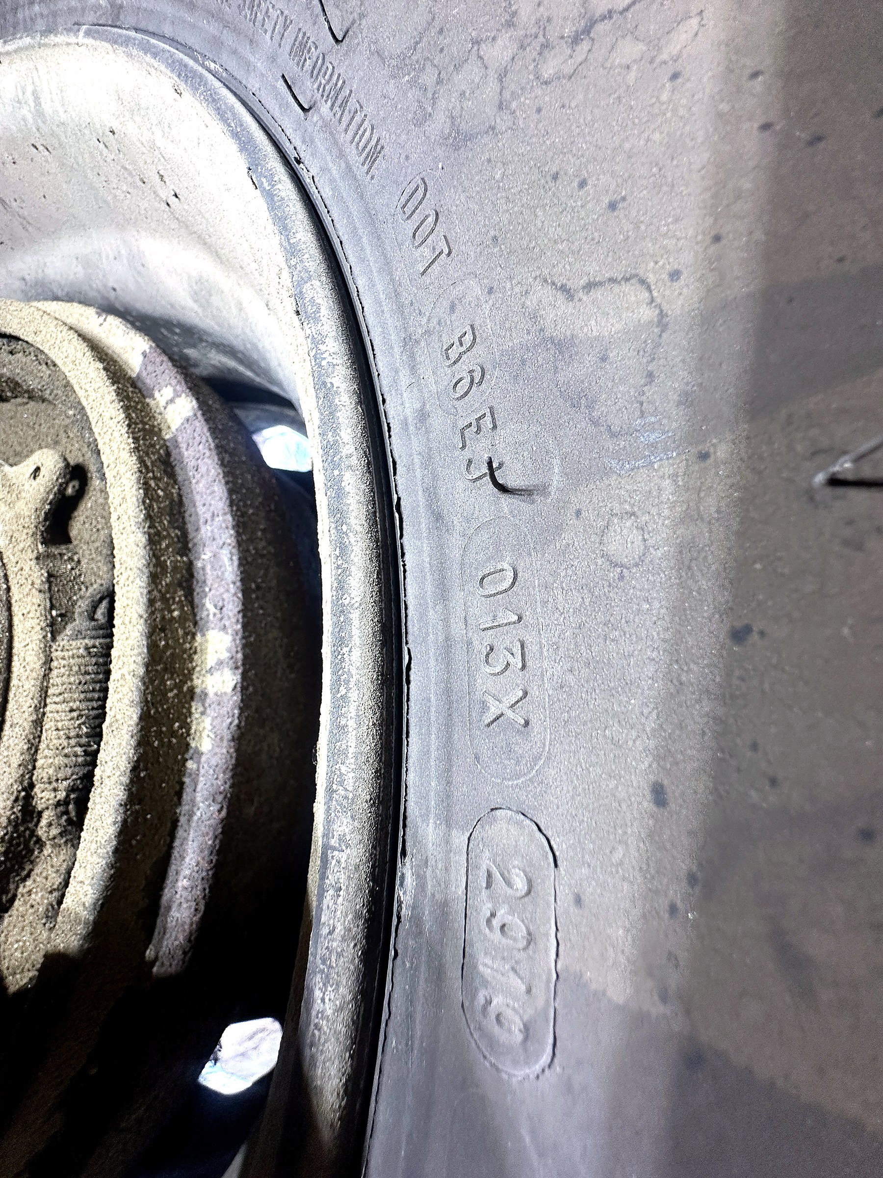 2004 Fleetwood Revolution 40C — Tires & Chassis detail shot
