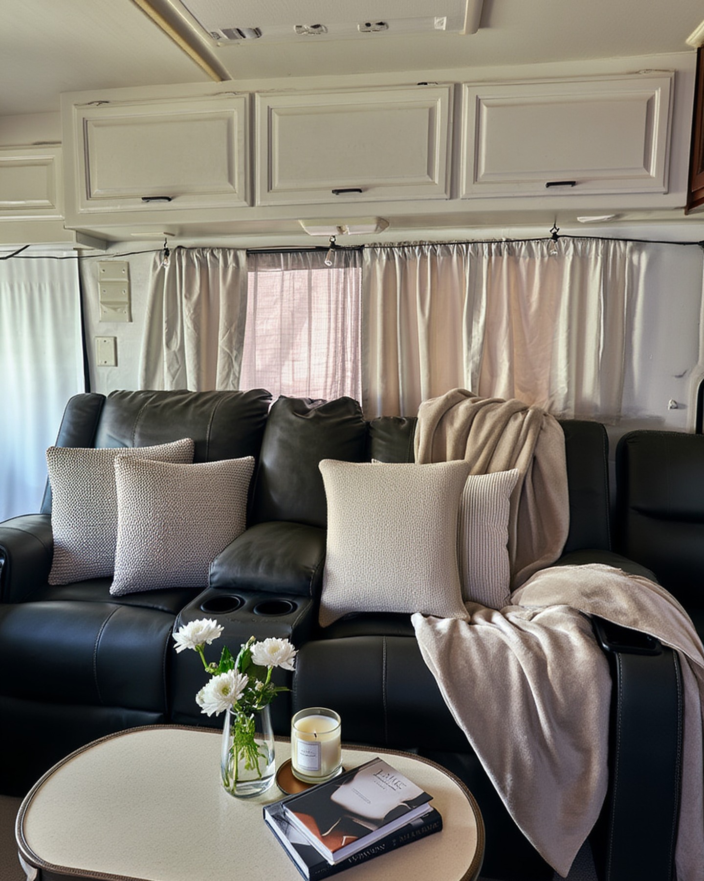 2004 Fleetwood Revolution 40C — Salon recliners, staged composition — Palm Desert CA