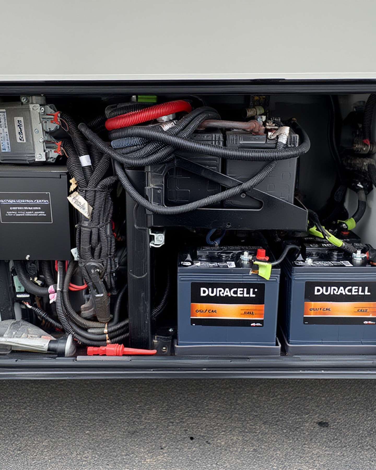 2004 Fleetwood Revolution 40C — House battery bank — Duracell — Palm Desert CA